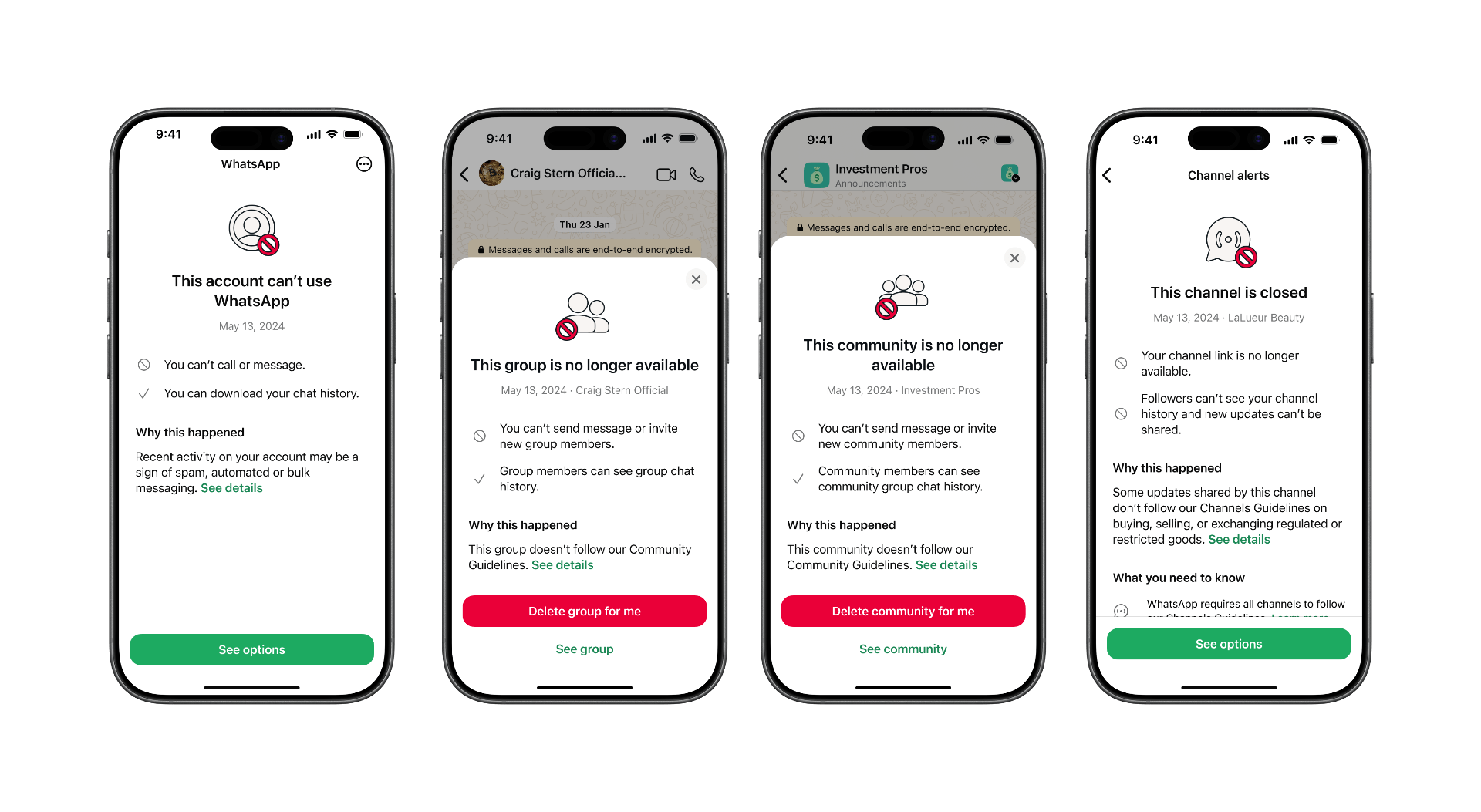 Scaling the enforcement system across WhatsApp entities